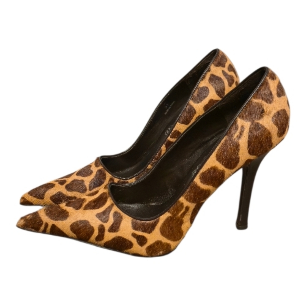 🌟Aldo Verone Calf Hair Leopard Print Heels